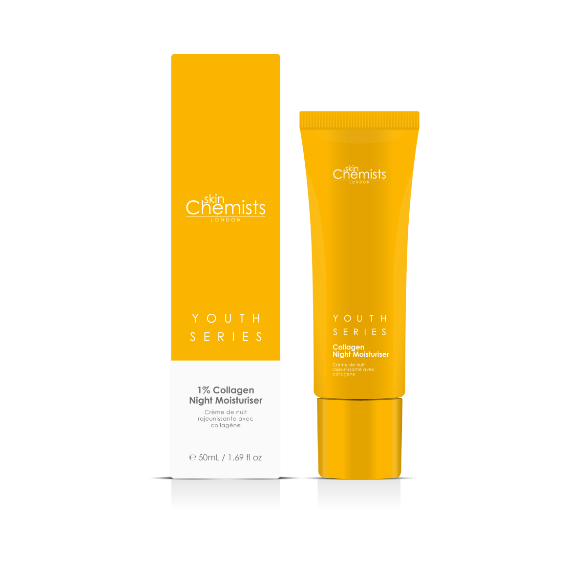 1% Collagen Night Moisturiser 50ml (Vegan)