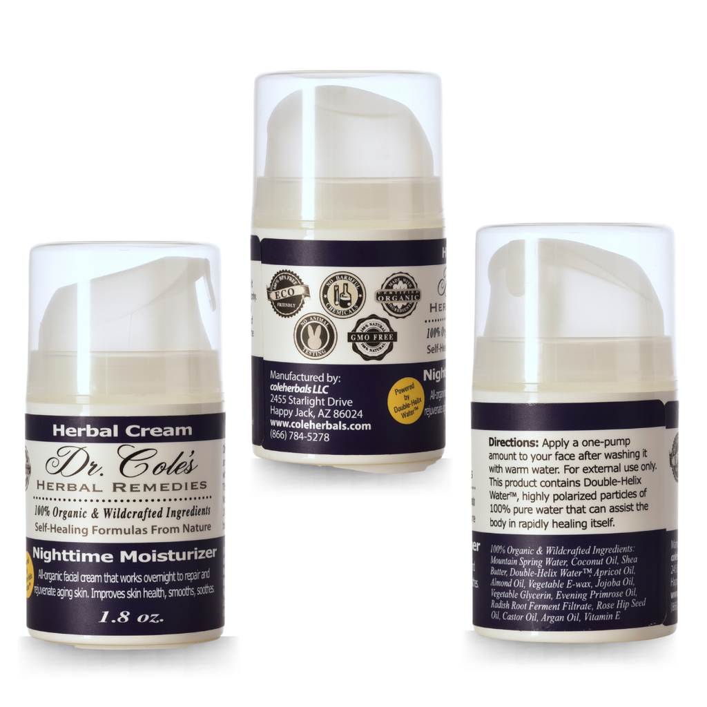 Dr. Cole's Nighttime Facial Moisturizer SixPak