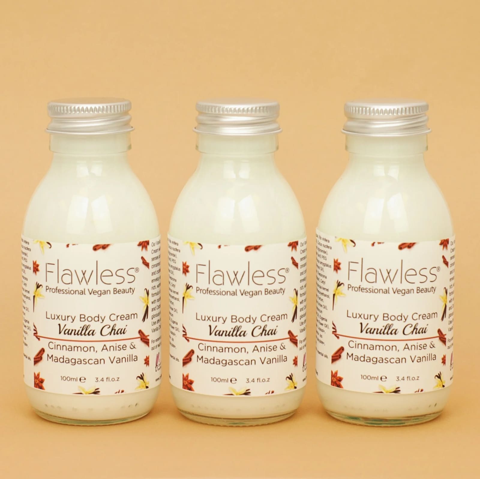 Vanilla Chai Luxury Body Cream - Cinnamon and Madagascan Vanilla