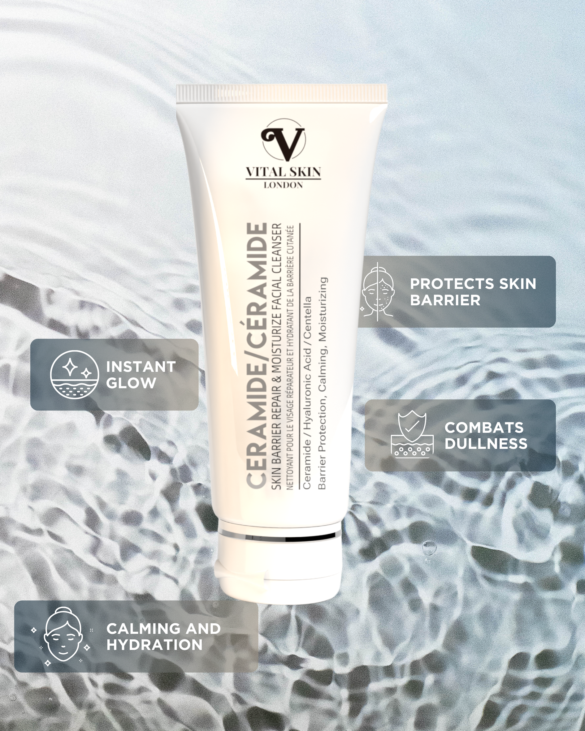 Ceramide Skin Repair & Moisturizing Cleanser