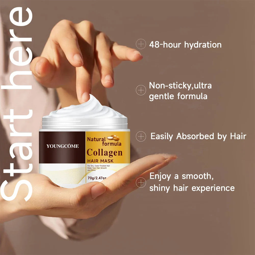 Collagen Keratin Hair Mask & Oil Control Moisturizer