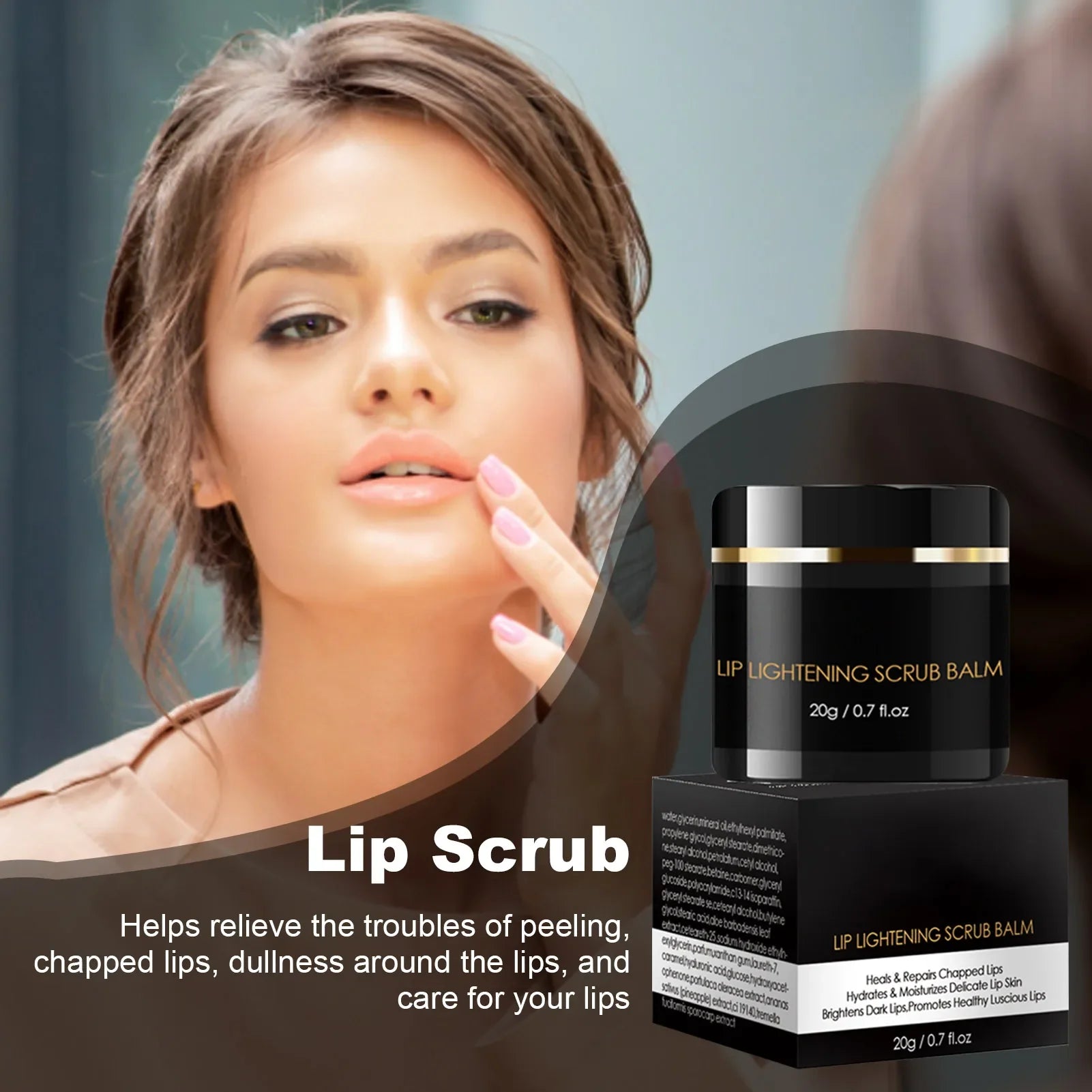 Dark Lip Scrub & Moisturizer for Smokers