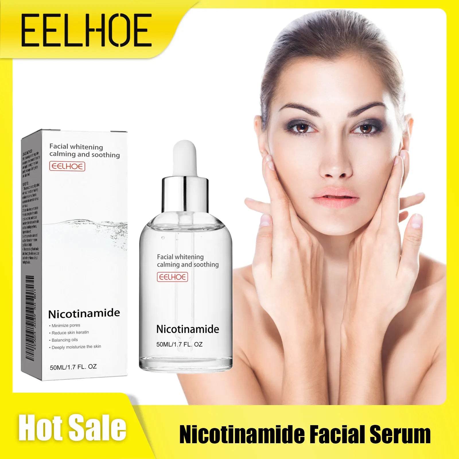 Niacinamide Brightening Face Serum — Pore Minimising & Oil Control (50ml–150ml)