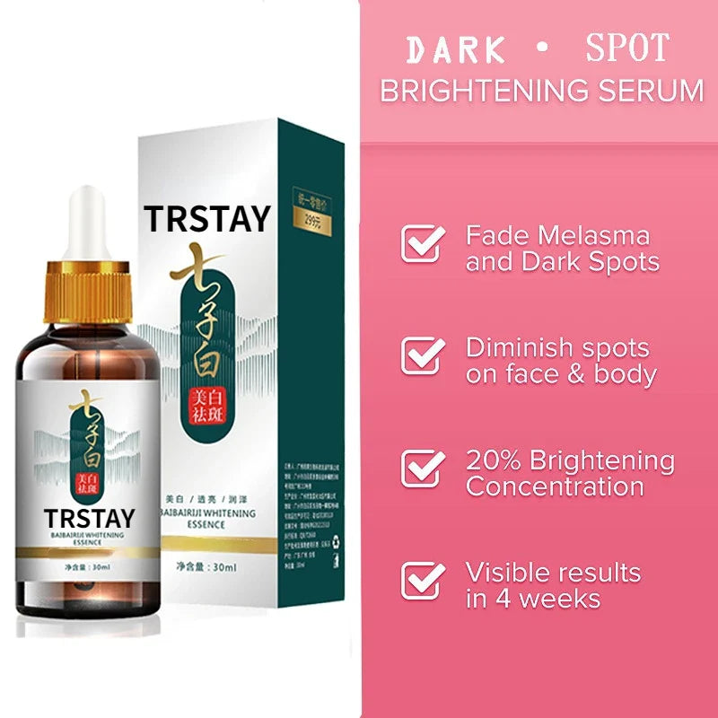 Dark Spot Brightening Serum — Fades Pigmentation, Freckles & Uneven Skin Tone (Natural Formula)