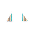 Elbow Recycled Skateboard Stud Earrings