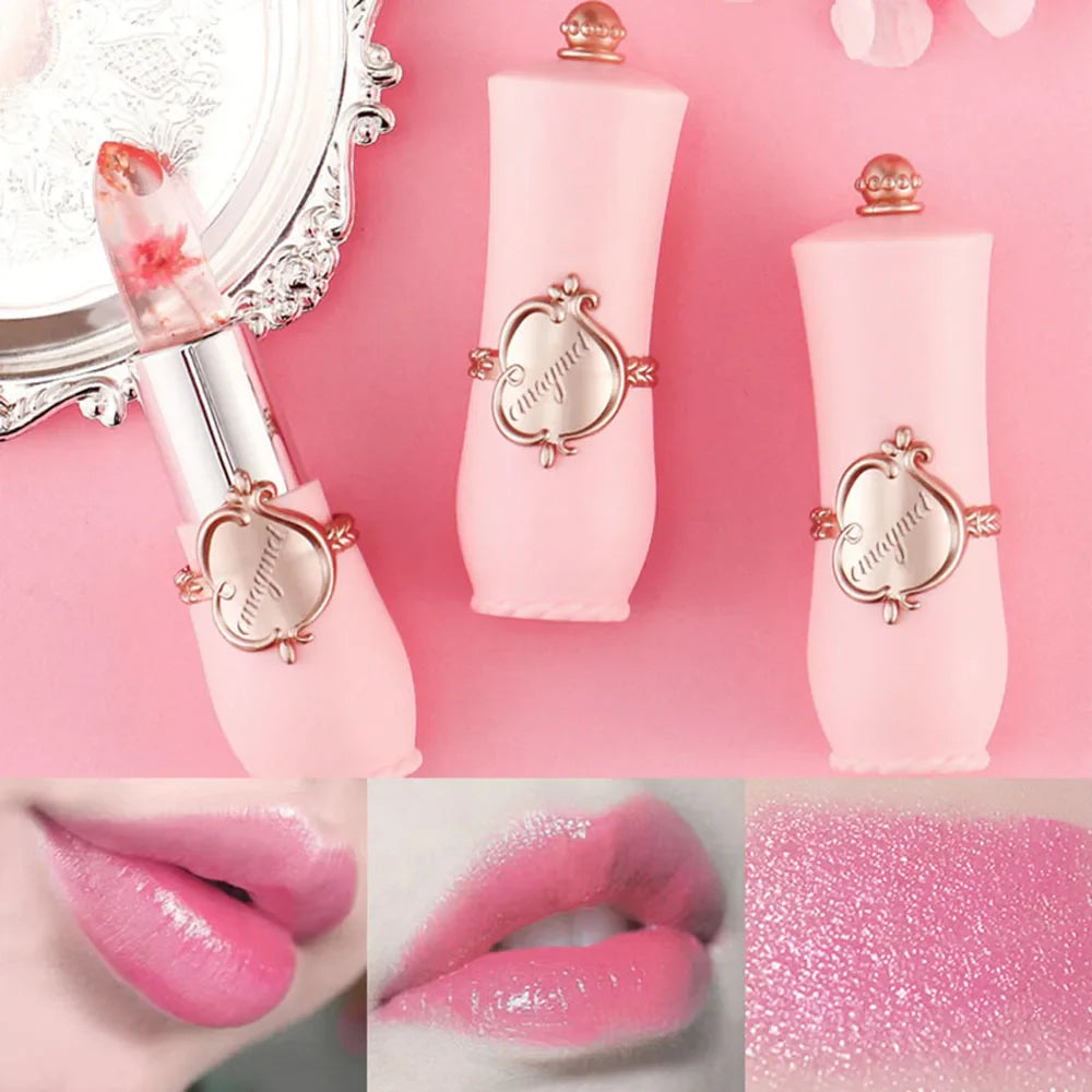 Flower Transparent Lipstick Moisturizer Crystal Jelly