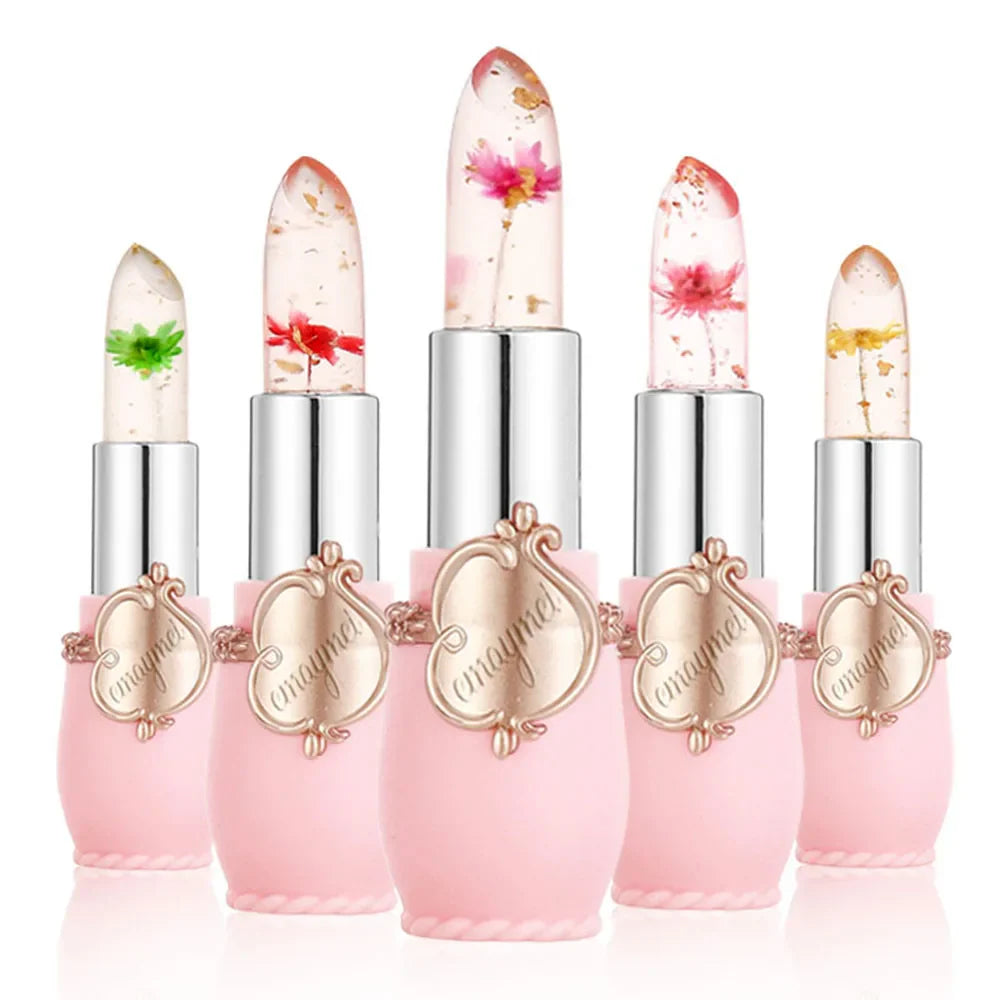 Flower Transparent Lipstick Moisturizer Crystal Jelly
