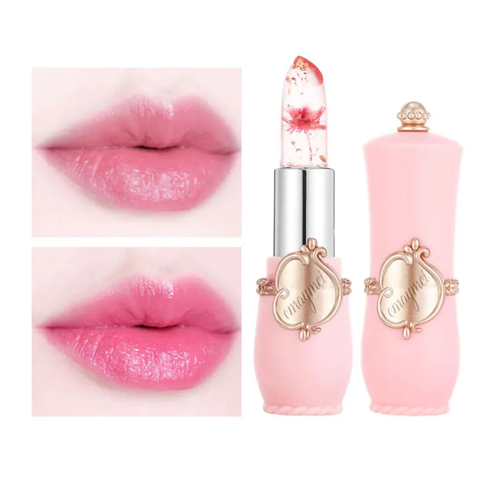 Flower Transparent Lipstick Moisturizer Crystal Jelly