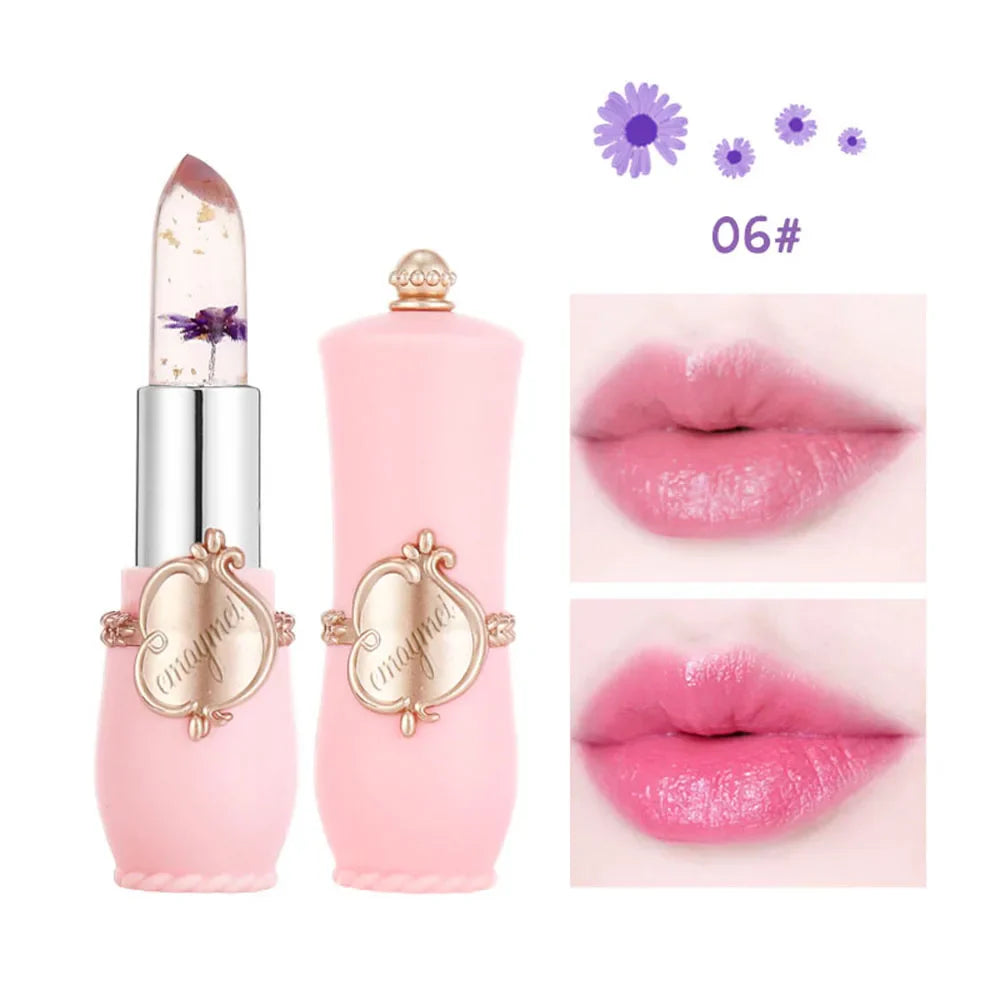 Flower Transparent Lipstick Moisturizer Crystal Jelly