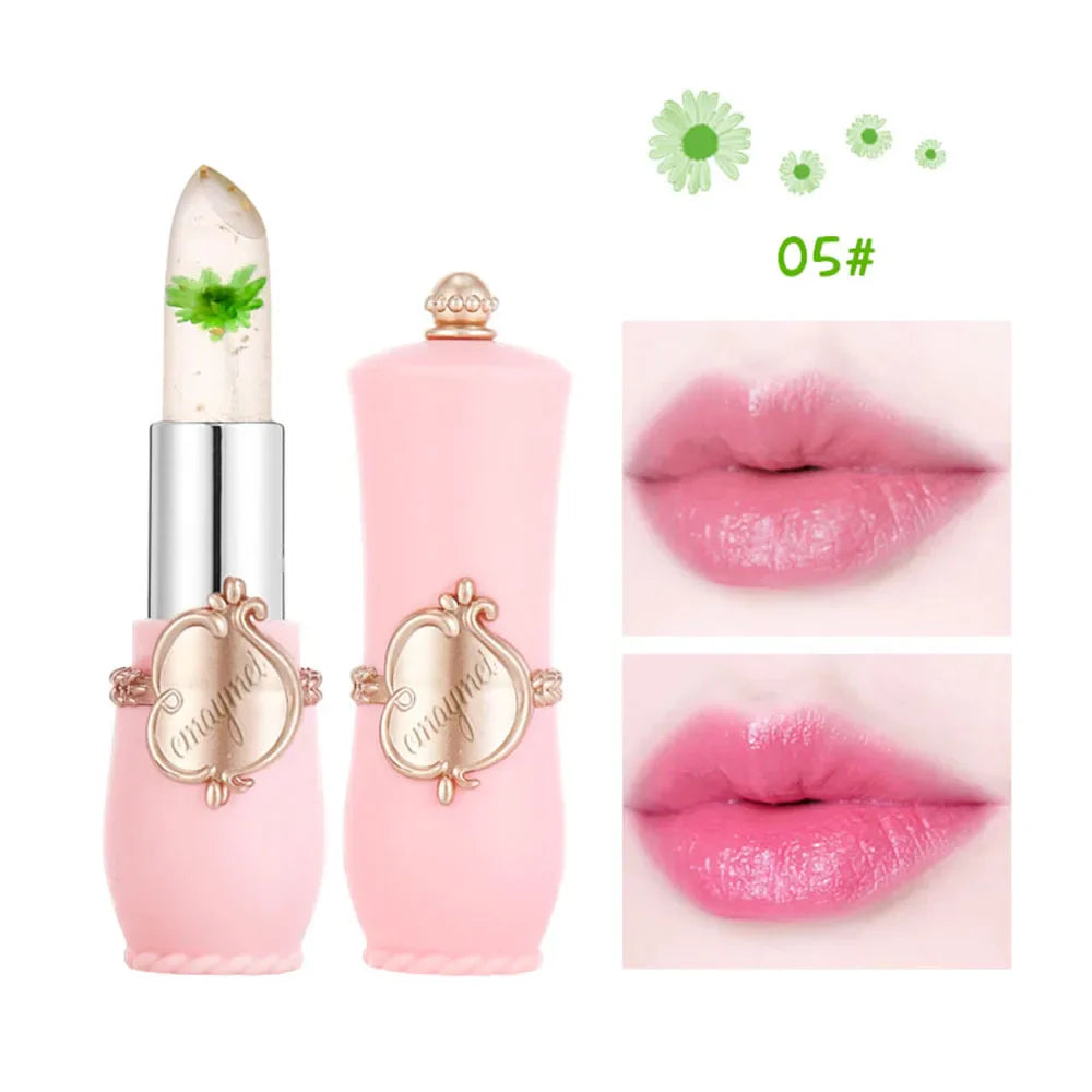 Flower Transparent Lipstick Moisturizer Crystal Jelly