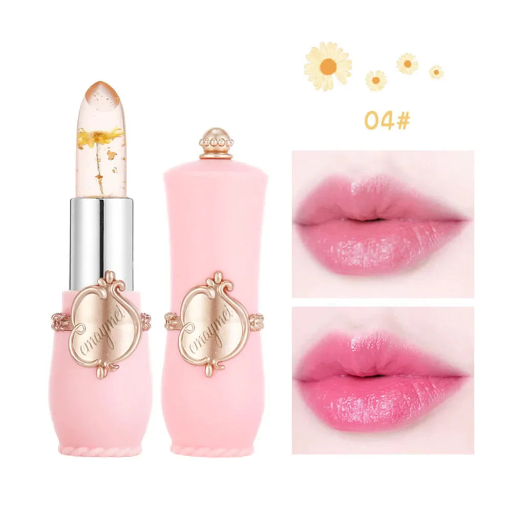 Flower Transparent Lipstick Moisturizer Crystal Jelly