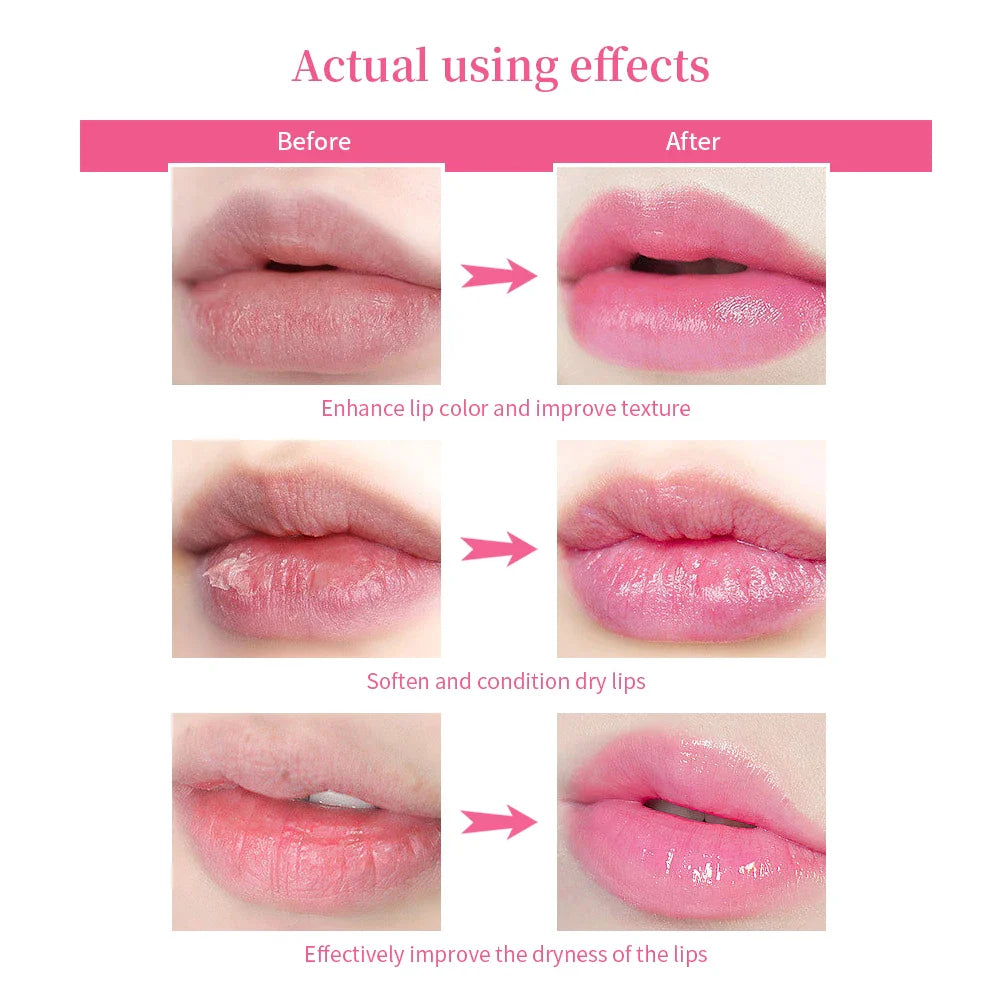 Ibcccndc Pink Lip Serum Lotion Moisturizes And Plumps Lips