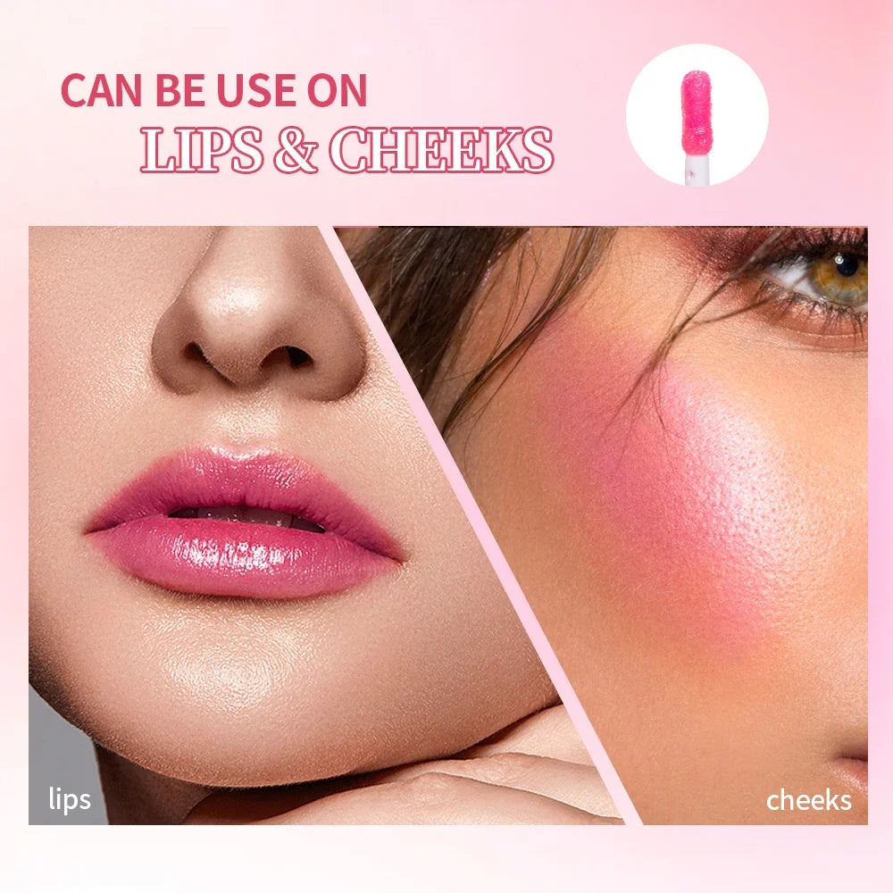 Ibcccndc Pink Lip Serum Lotion Moisturizes And Plumps Lips