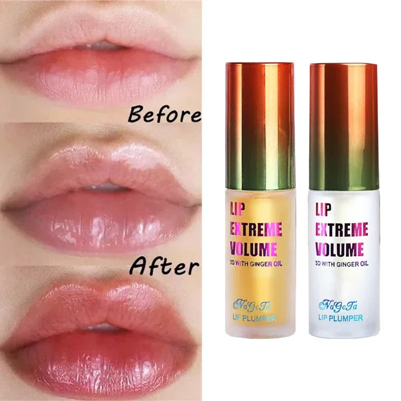 Volumising Lip Oil Serum — Instant Plumping, Fine Line Repair & Long-Lasting Hydration