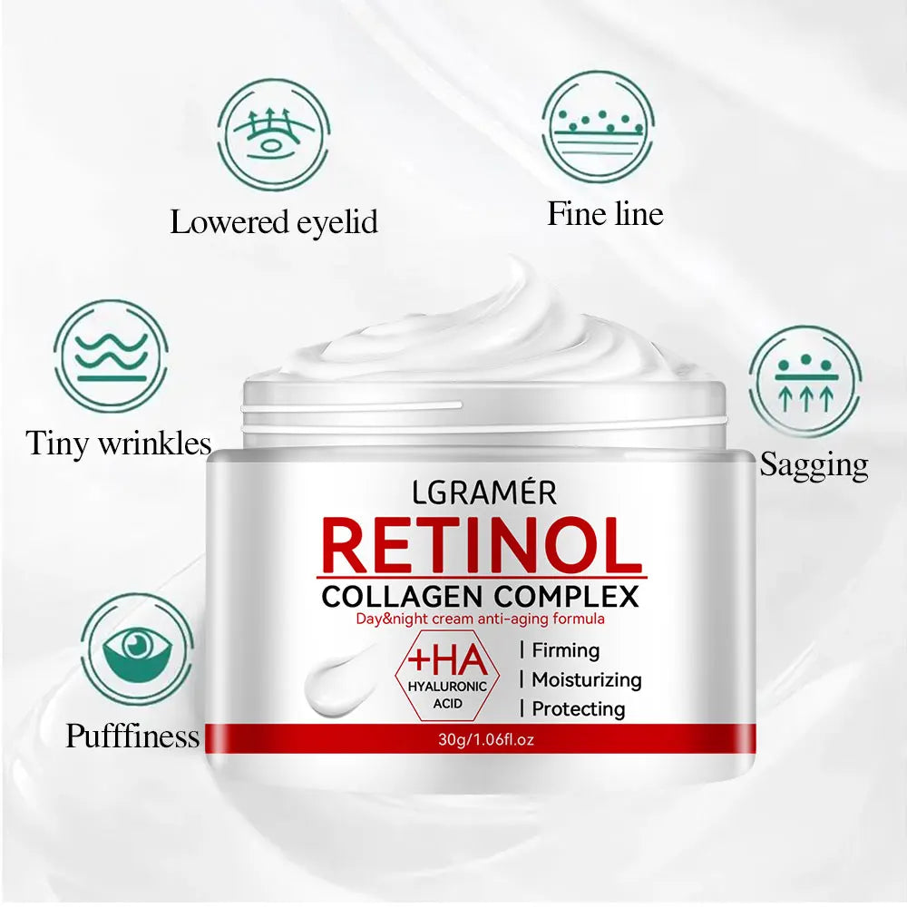 Retinol Collagen Face Cream 30g/60g Anti-Aging Moisturizer