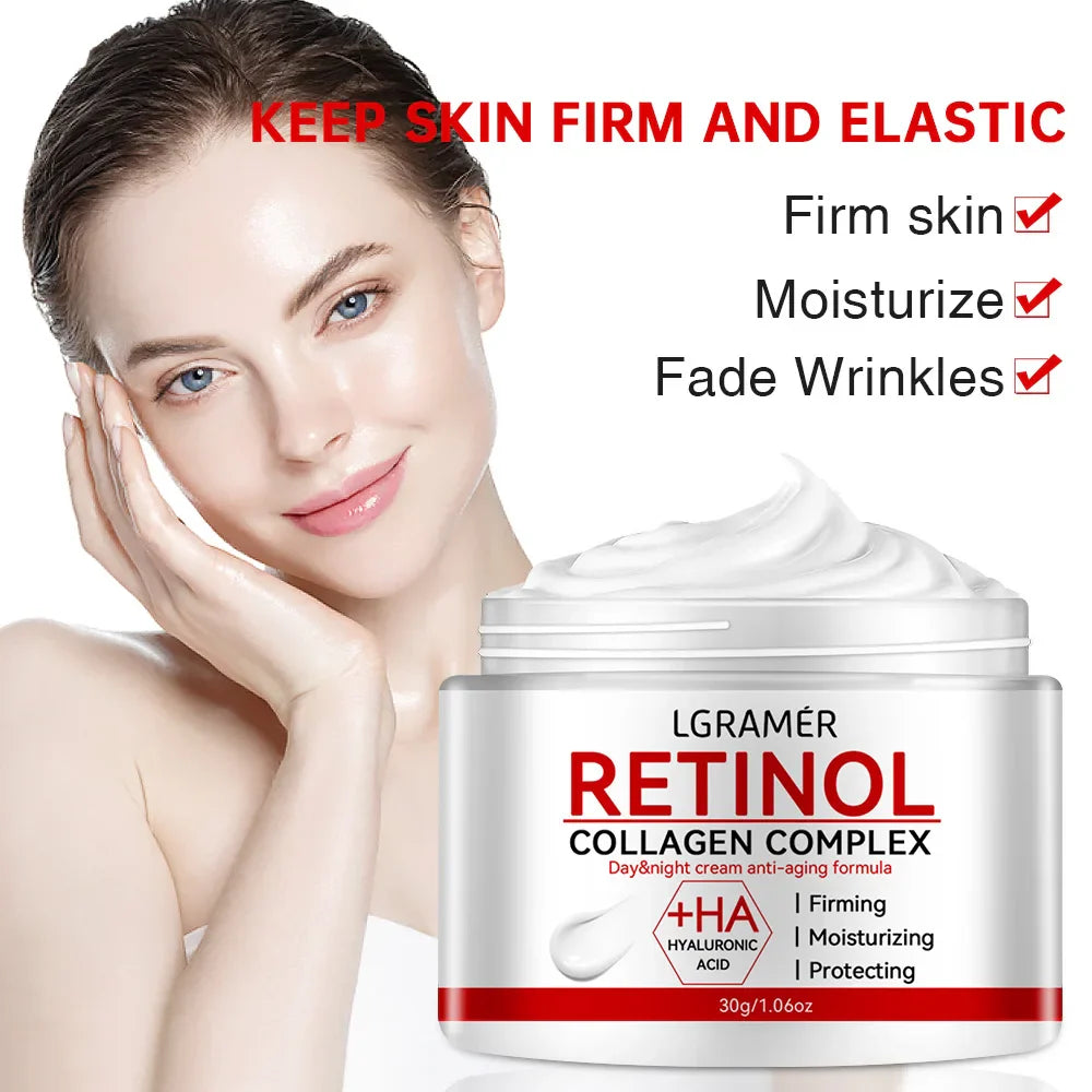 Retinol Collagen Face Cream 30g/60g Anti-Aging Moisturizer