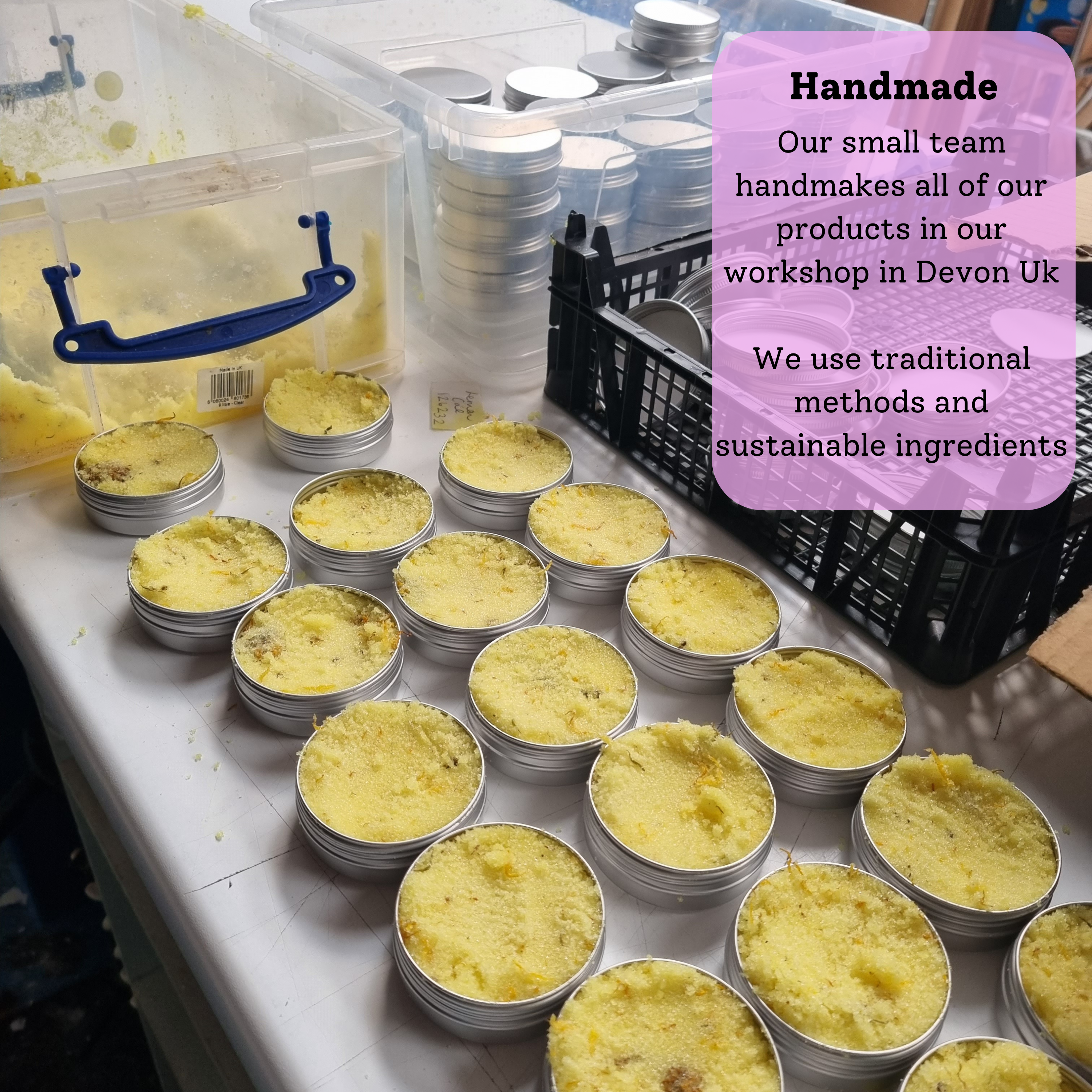 Lemon Calendula Body Scrub | Natural Exfoliating Sugar Scrub for Smooth, Glowing Skin | Vegan, Plastic-Free Skincare | 3 Size Options