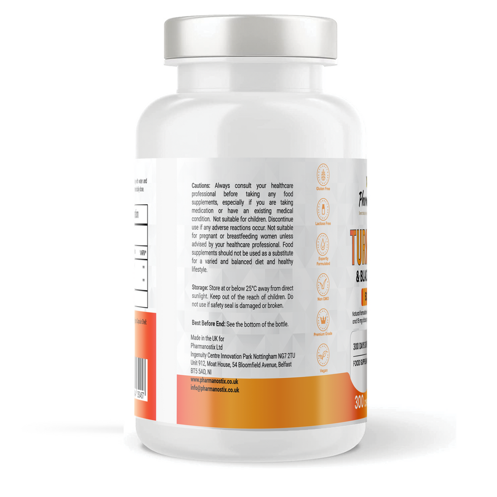 Turmeric with Black Pepper Extract Capsules