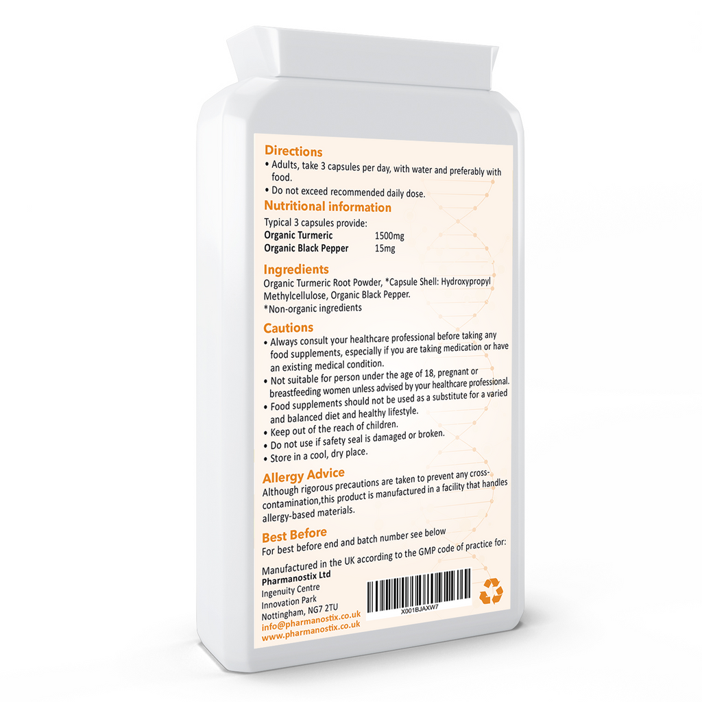 Turmeric with Black Pepper Extract Capsules