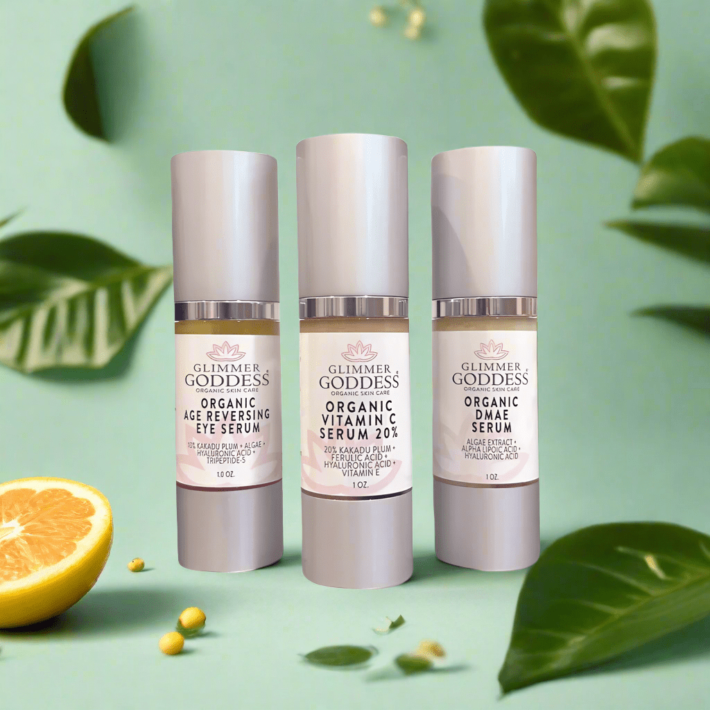 Organic Anti-Aging Trio – Vitamin C & Firming Serums